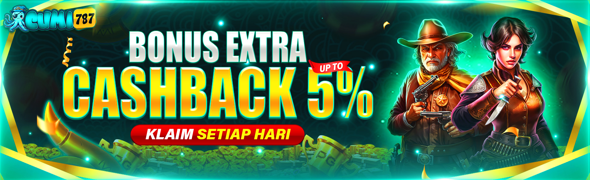 Cashback Harian 5%