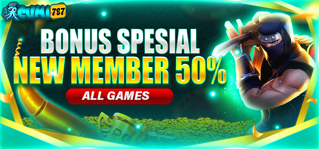 Bonus New Member 50%